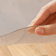 Heavy-Duty Transparent Office Chair Cushion - Non-Slip Floor Protector Mat, Large PVC Padding for Hardwood, Tile, Office Chairs - Clear Desk & Chair Pad for Home/Office Furniture - Easy-Clean Surface, Furniture Accessory, Durable PVC, Minimalist Design